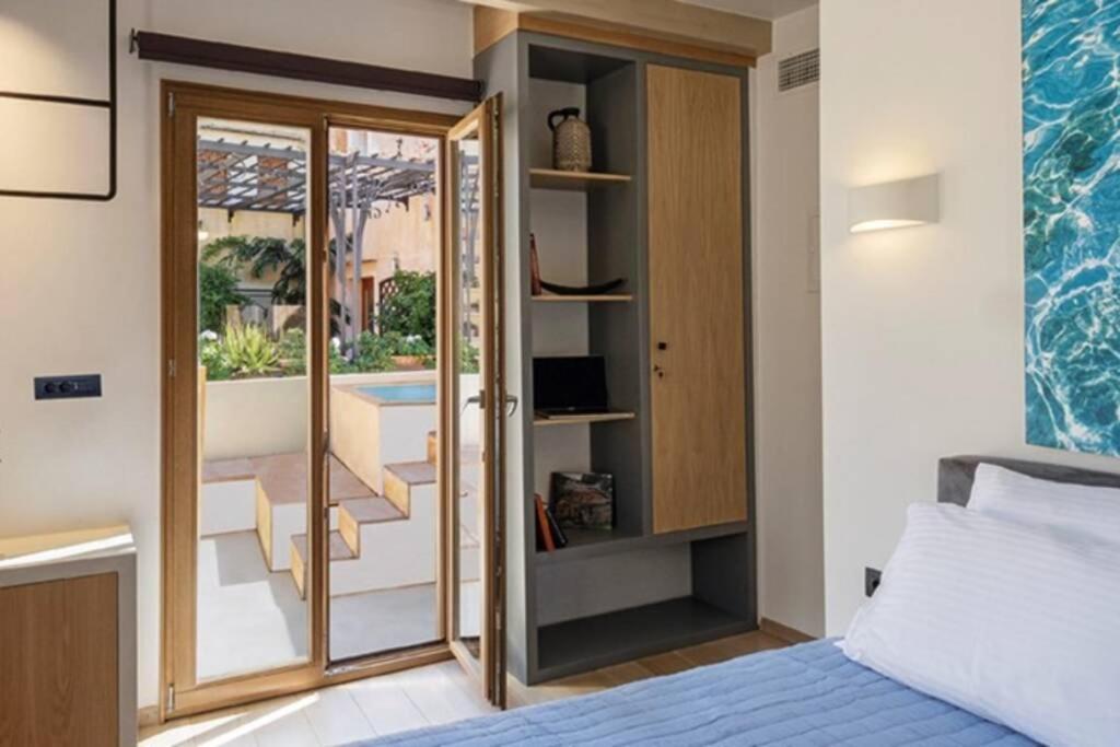 Вилла Casa Eva With Outdoor Heated Jacuzzi And Hamam Ханья Экстерьер фото