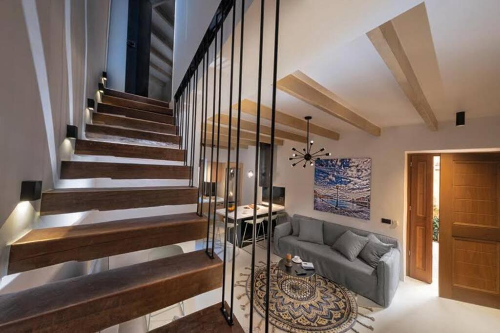 Вилла Casa Eva With Outdoor Heated Jacuzzi And Hamam Ханья Экстерьер фото