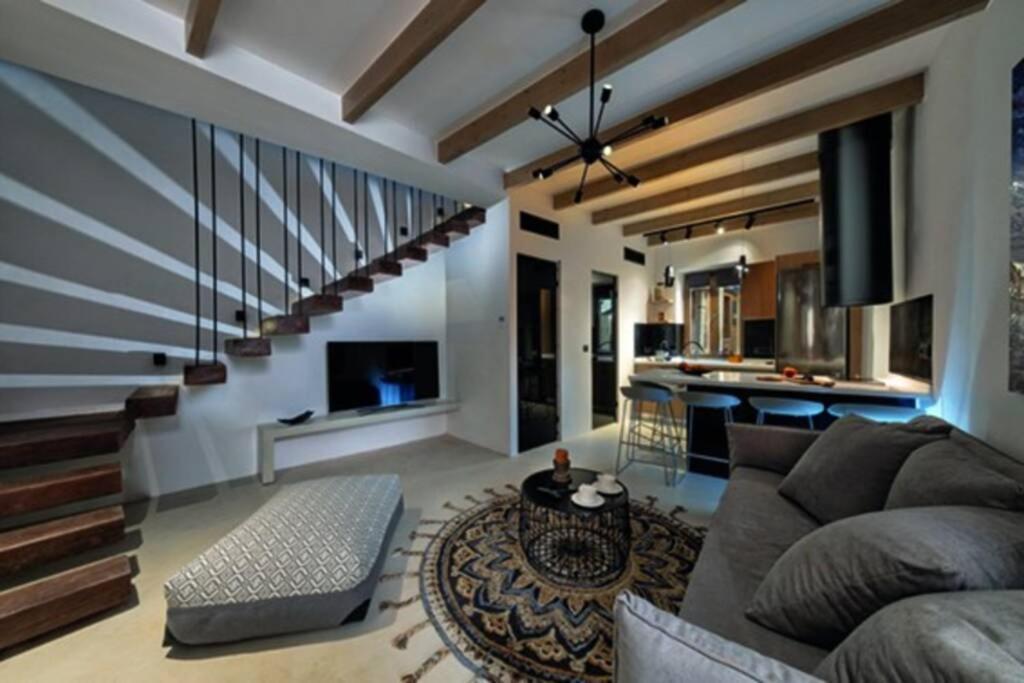 Вилла Casa Eva With Outdoor Heated Jacuzzi And Hamam Ханья Экстерьер фото