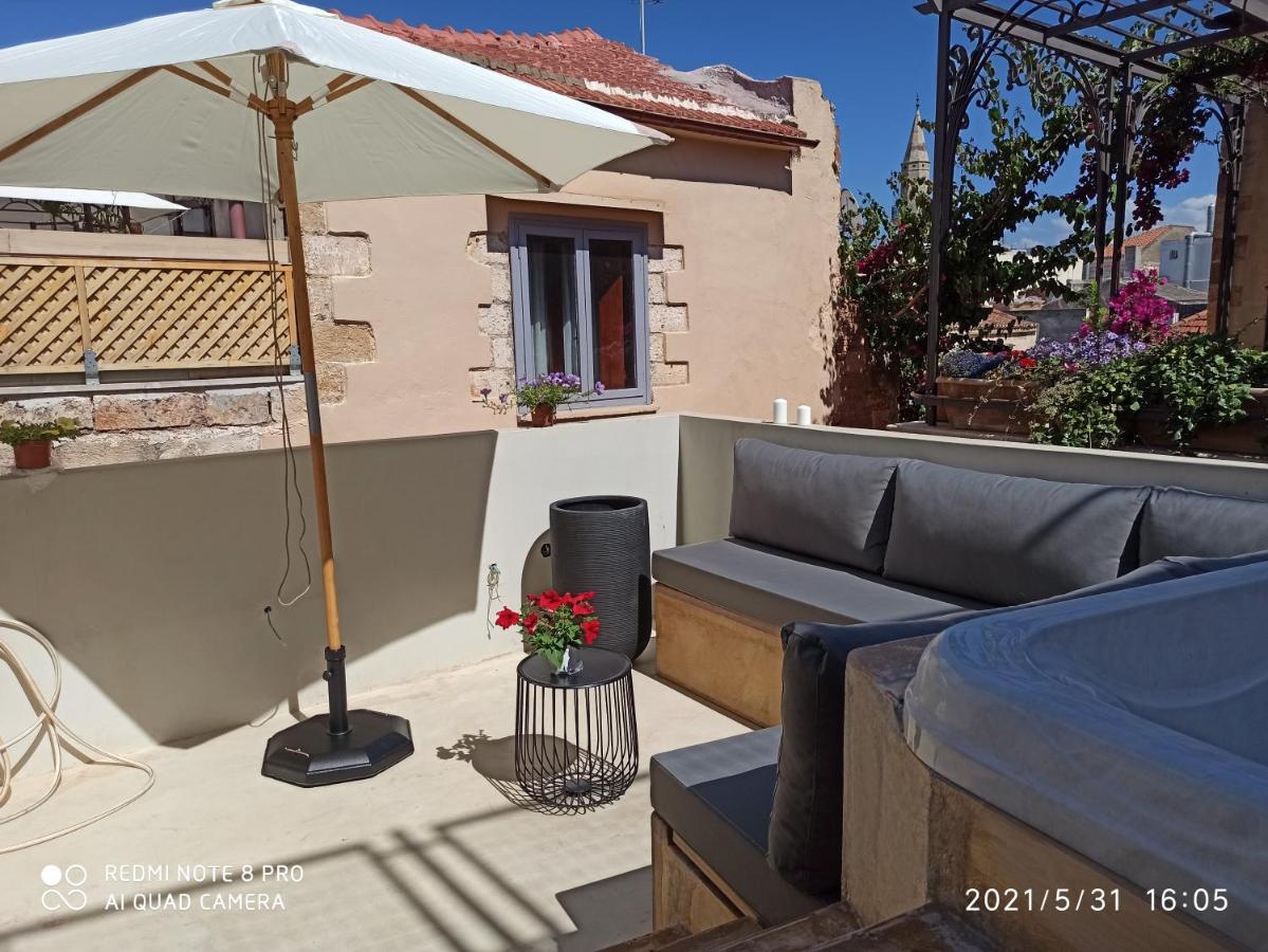 Вилла Casa Eva With Outdoor Heated Jacuzzi And Hamam Ханья Экстерьер фото